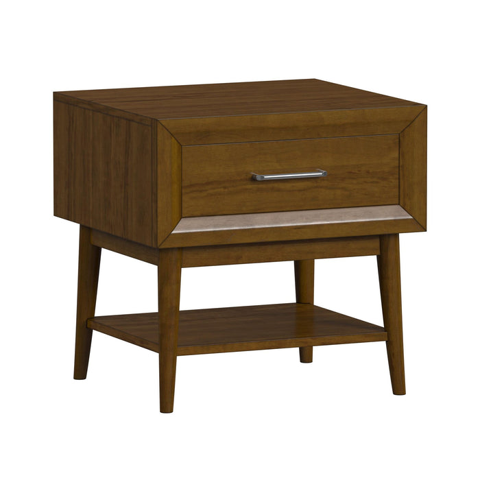 Santa Barbara - 3 Piece Occasional Table Set (Coffee Table, End Table & Sofa) - Walnut