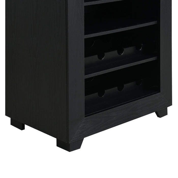 Hurricanes Dartboard Cabinet with Speaker and LED in Black (3A Packing)