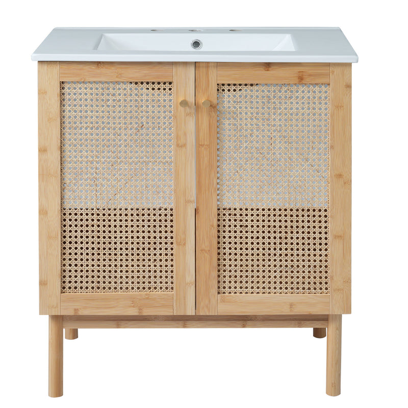 Bathroom Vanity Cabinet With Doors, Soft Close Design