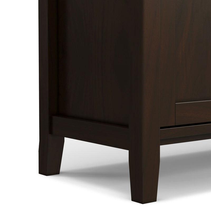 Warm Shaker - TV Media Stand Handcrafted - Tobacco Brown