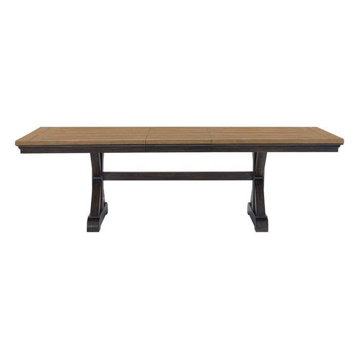 Montrose - Dining Table With 20" Leaf - Espresso And Brown