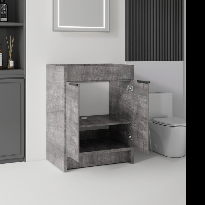 Freestanding Bathroom Vanity Cabinet With Soft Close Doors, Cabinet Only