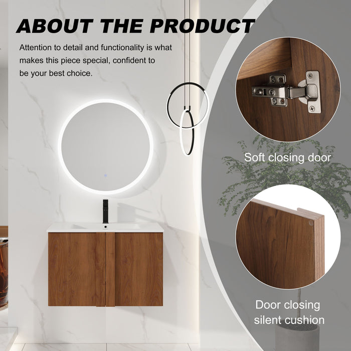 Floating Bathroom Vanity With Sink Combo