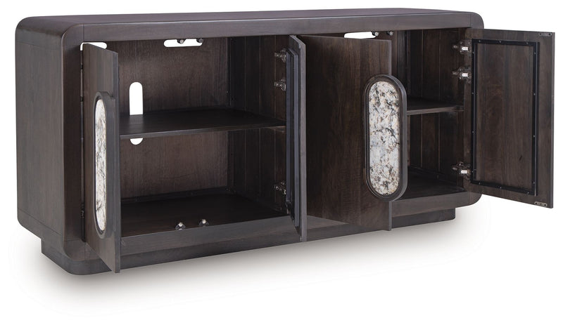 Elliston - Accent Cabinet - Espresso Brown