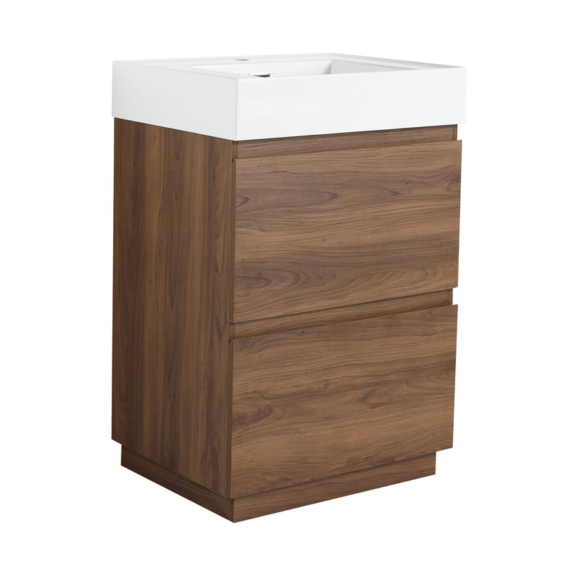 Modern Freestanding Bathroom Vanities With Single Sink Combo
