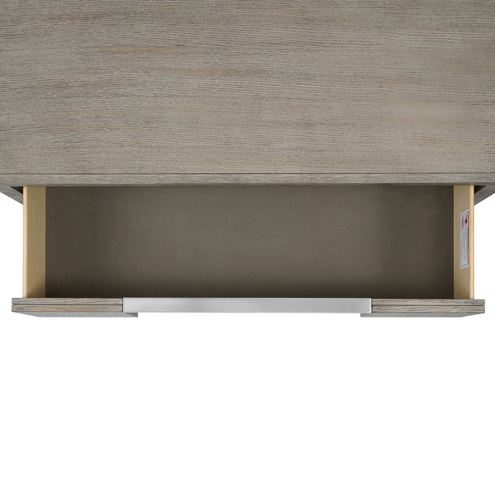 Kelis - 3 Drawer Nightstand With USB - Gray