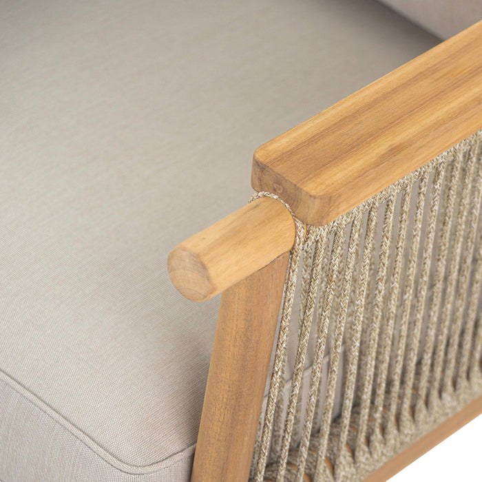Sumbawa - Outdoor Club Chair - Teak / Beige