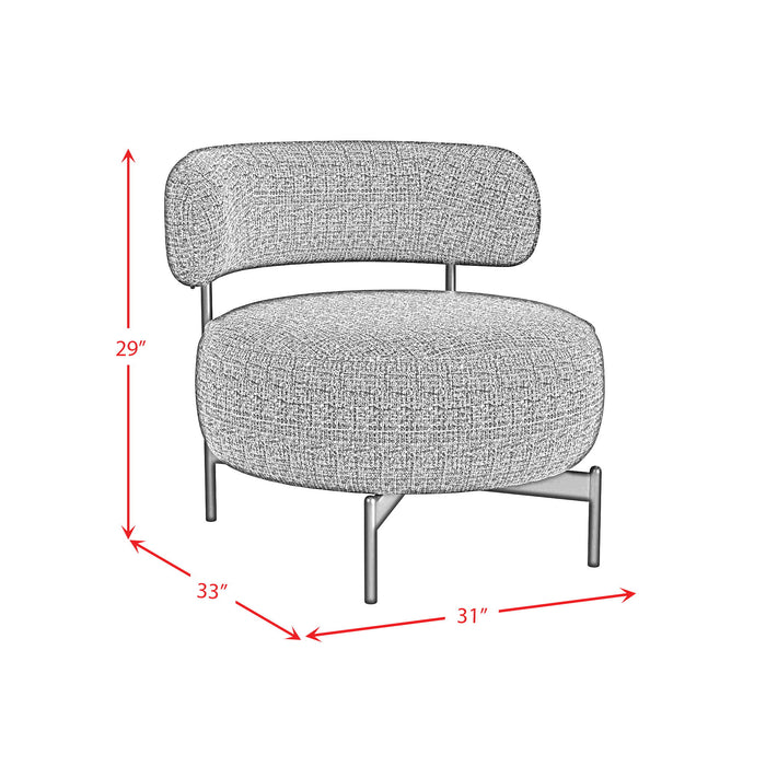 Antonia - Swivel Chair - Heron Black