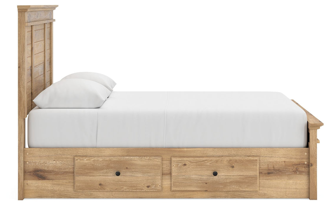 Makidern - Panel Storage Bed