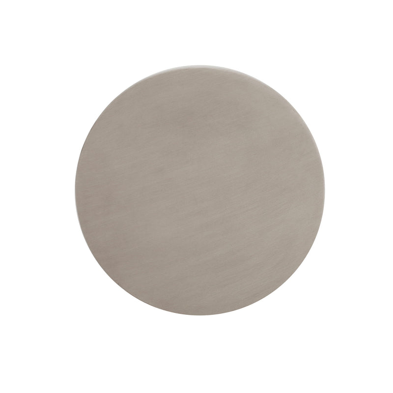 Outdoor Round With U Shape Side Table - Light Gray