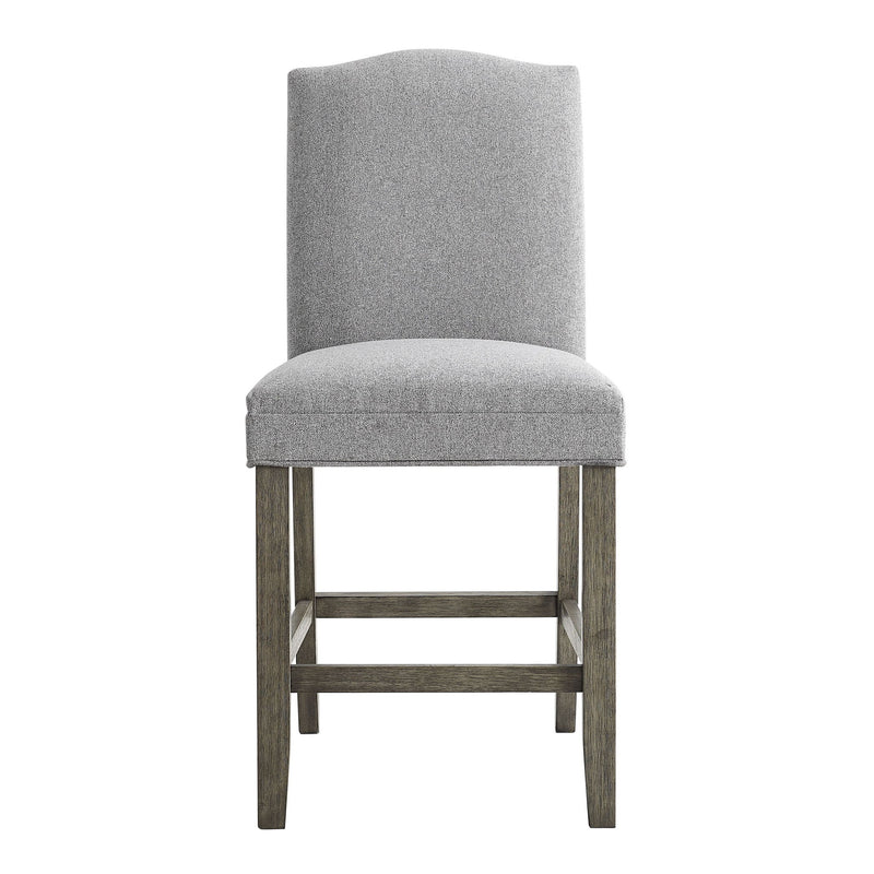 Grayson - Counter Chair - Gray / Light Brown