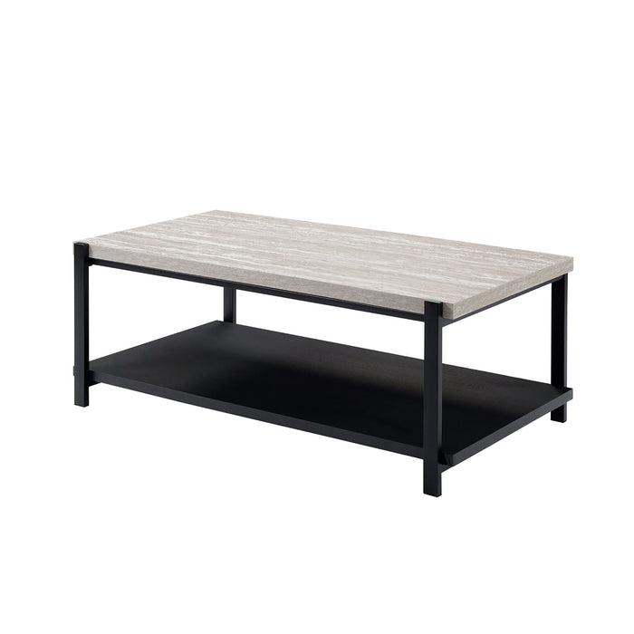 Linea - 3 Piece Occasional Set (1 Coffee & 2 End Tables) - Light Gray