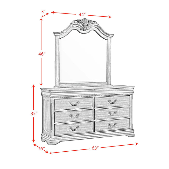 Northridge - 6-Drawer Dresser