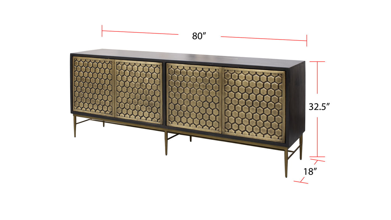 Crossings - Cairo Console - Rich Coffee Bean