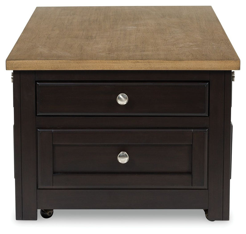 Drazmine - Lift Top Cocktail Table - Brown