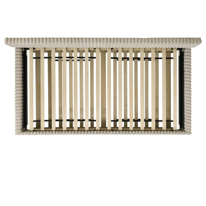 Arden - Twin Daybed With Trundle - Corduroy Beige
