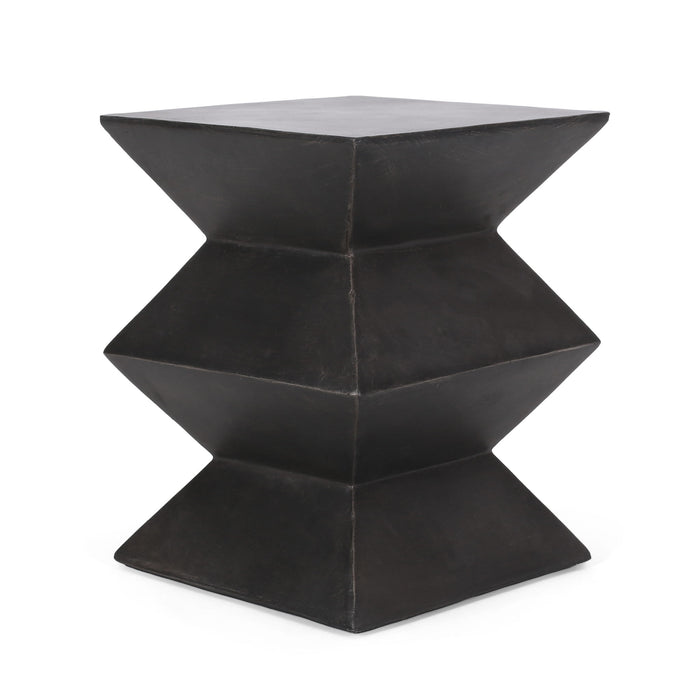 Outdoor Lightweight, Concrete Side Table - Copper