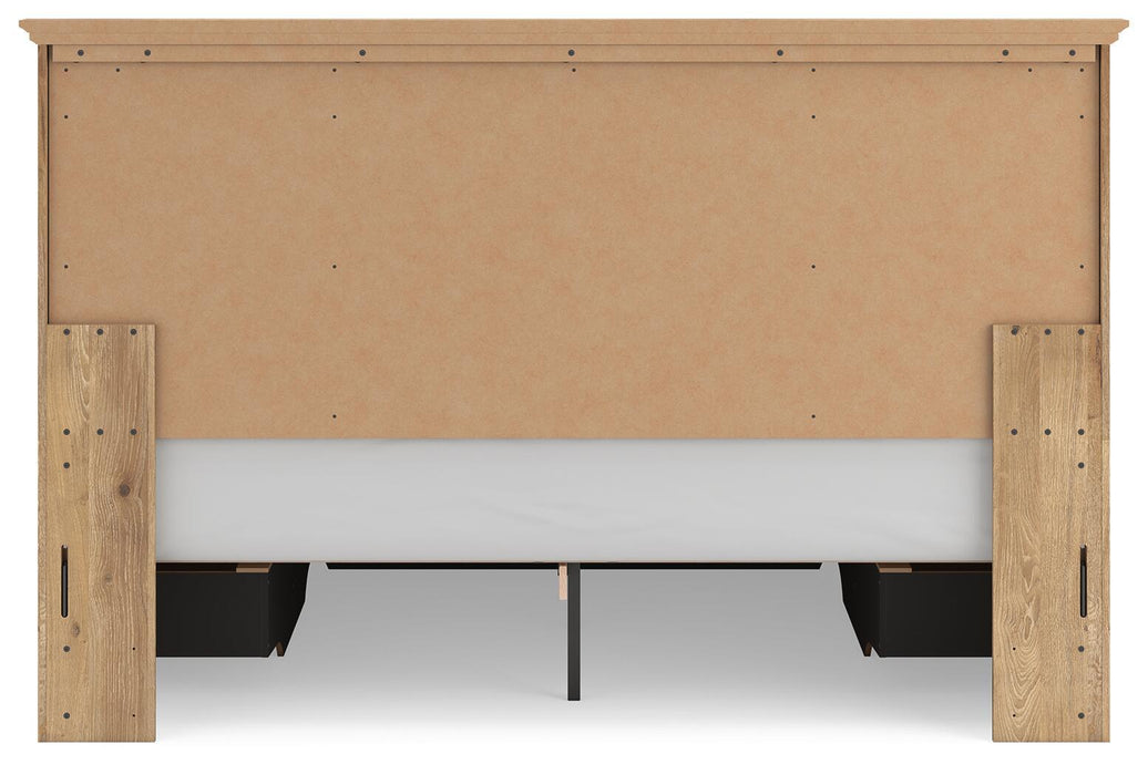 Makidern - Panel Storage Bed