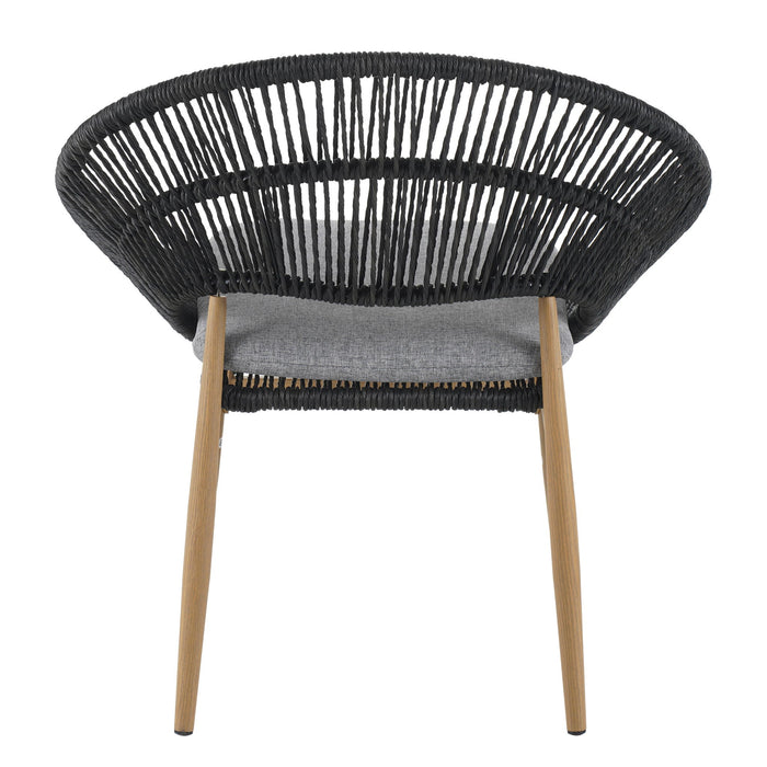 Cyril - Outdoor Papasan Style Dining Chair (Set of 2)