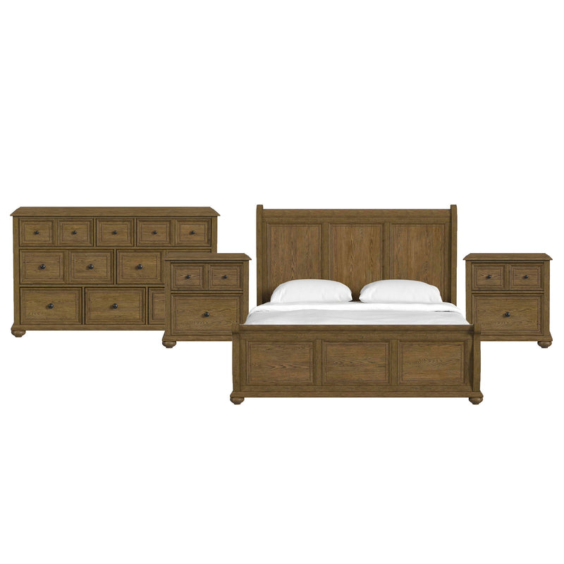 Heritage - Sleigh Bedroom Set - Black