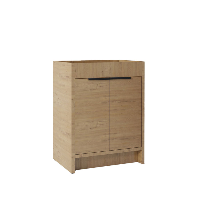 Freestanding Bathroom Vanity Cabinet With Soft Close Doors, Cabinet Only