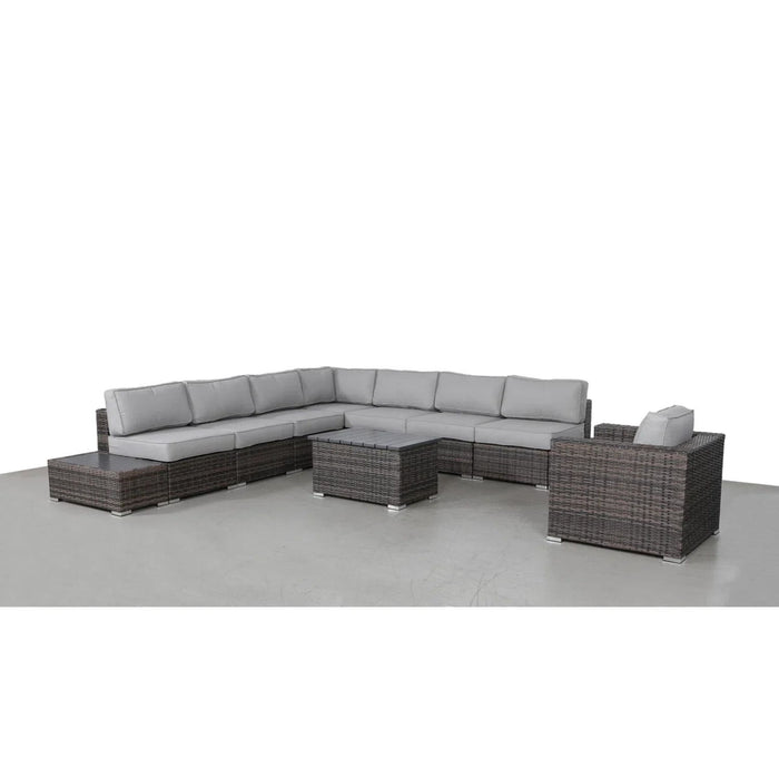 Stylish Entertainment Sectional Set, Outdoor Living