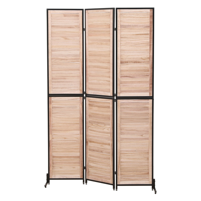 Rustic 3 Panel Room Dividers And Folding Privacy Screen