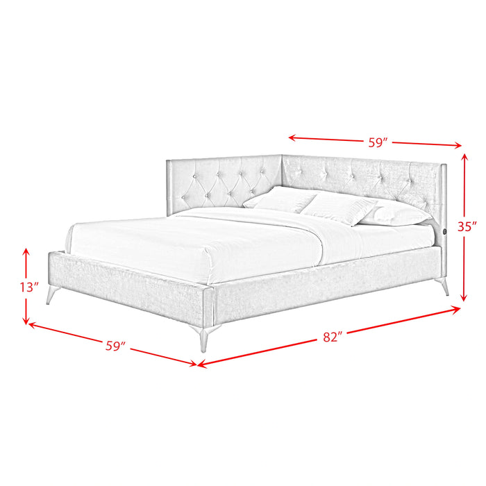 Amberley UPH Corner Bed with LED and USB