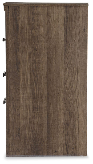Juararo - Two Drawer Night Stand - Dark Brown