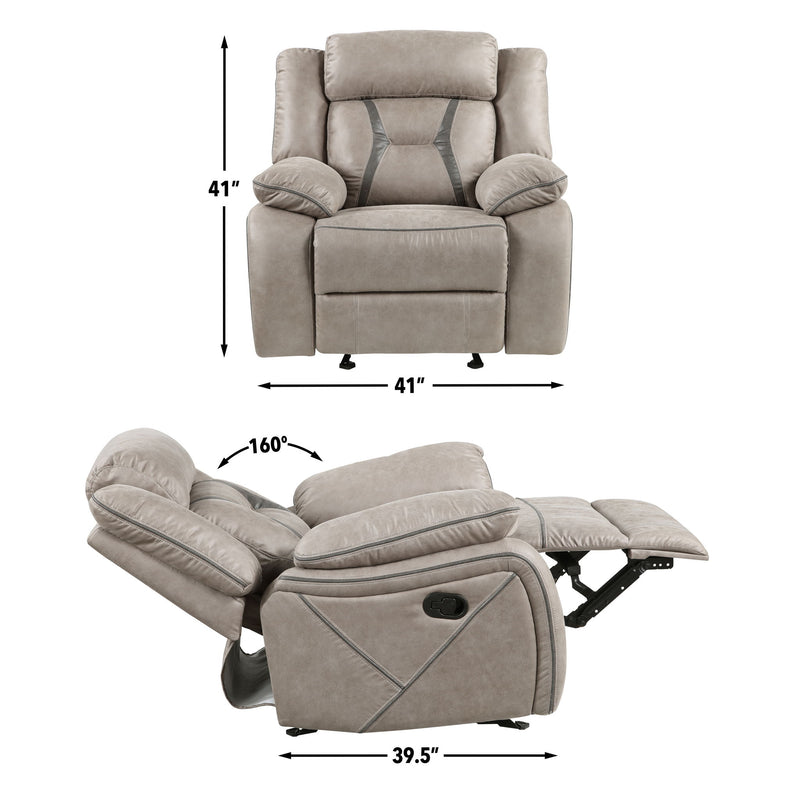 Tyson - Glider Recliner - Gray