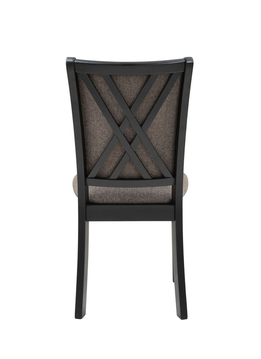 Potomac - 5 Piece Rectangle Dining Set (Table & 4 Chairs) - Brown / Black