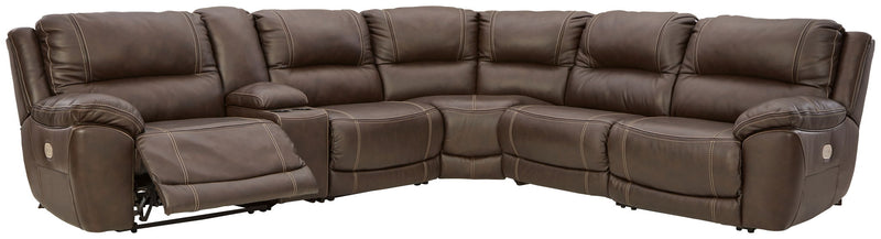 Dunleith - 6 Piece Power Reclining Sectional