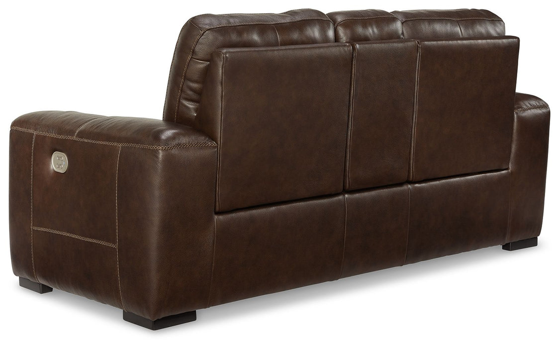 Alessandro - PWR REC Loveseat/Con/Adj HDRST - Walnut