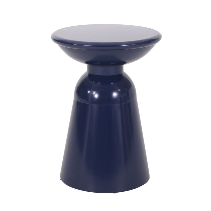 Outdoor Modern Metal End Large Table