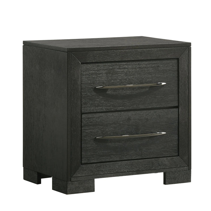 Allan Panel Bedroom Set in Black