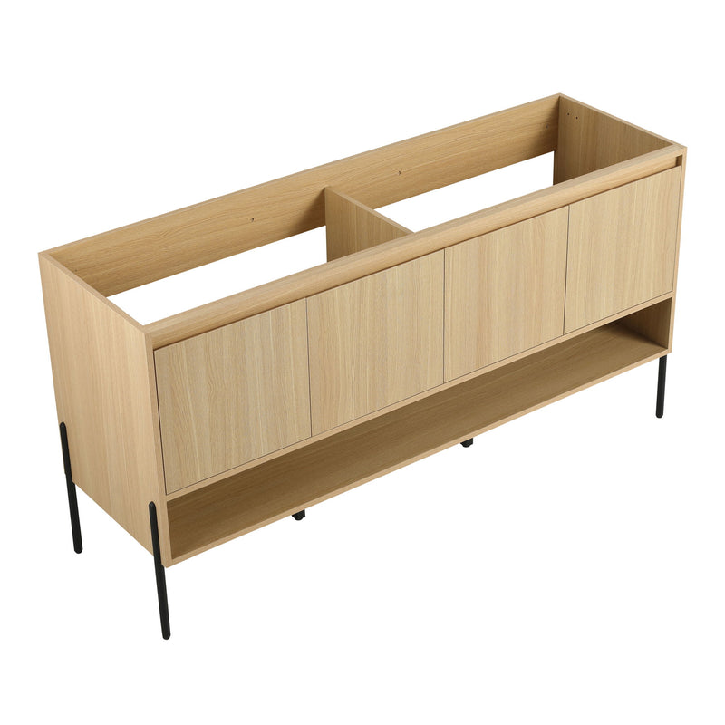 Freestanding Bathroom Vanity & Soft Close Cabinet Doors