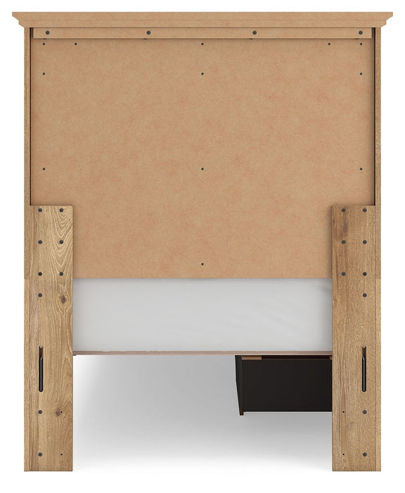 Makidern - Panel Storage Bed