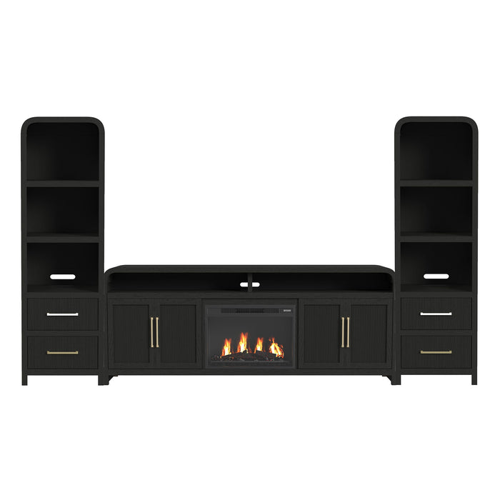 Ridgemont - 4 Piece Entertainment Unit With 82" TV Console