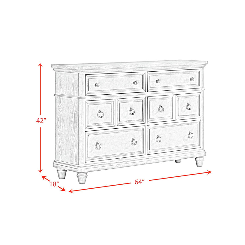 Whit-Ash - Panel Bedroom Set