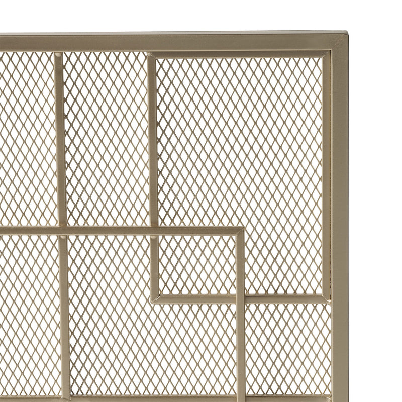 Dorothy - Modern Single Panel Iron Fire Screen