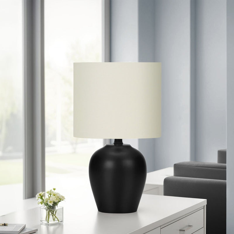 Lighting, Table Lamp, Transitional - Black / Cream