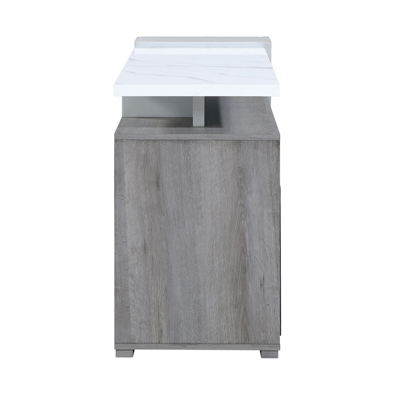 Zorra - Entertainment Unit With Bluetooth Speaker - Gray