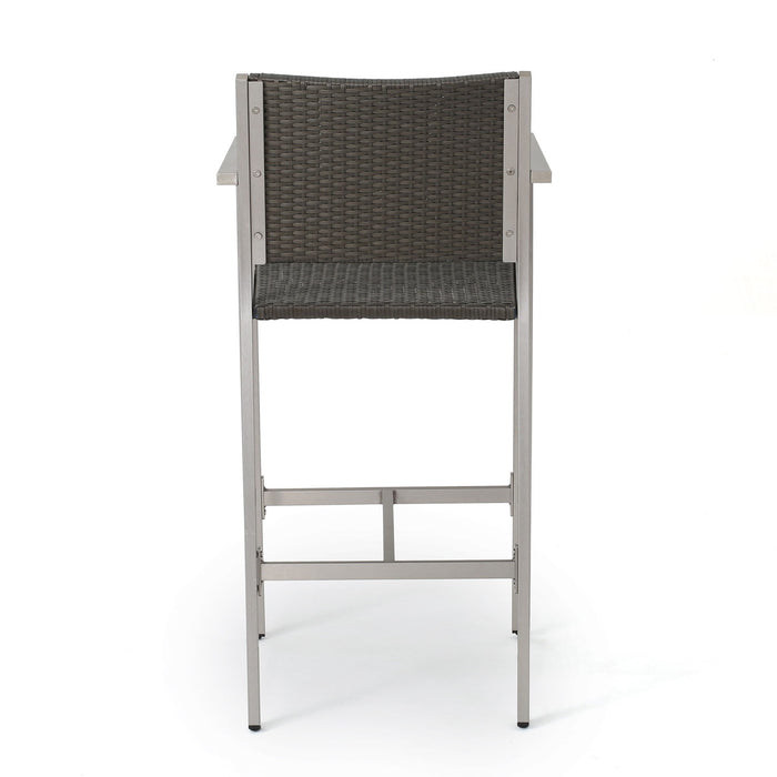 Outdoor Rust Proof Aluminum Barstools (Set of 2)