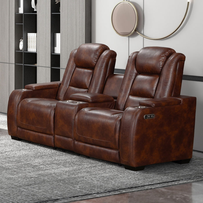 Chester - Reclining Console Loveseat