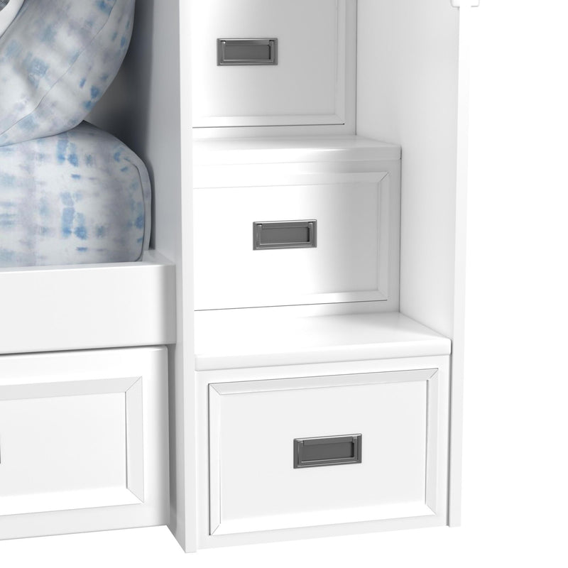 Hampton Kids - Bunk With Staircase And Trundle