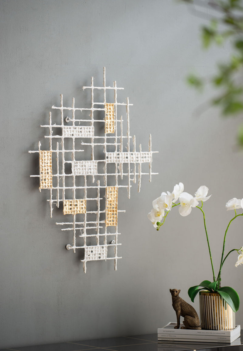 Wall Decor - White / Gold