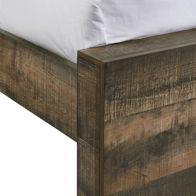 Bailey - Drift King Panel Bed - Walnut