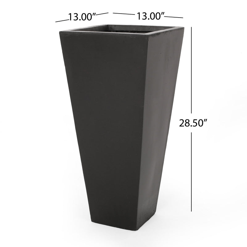 Outdoor Modern Cast Stone Planter