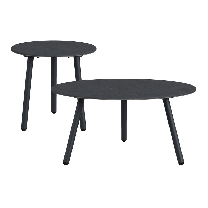 Bali - Two Piece Occasional Set - Dark Gray