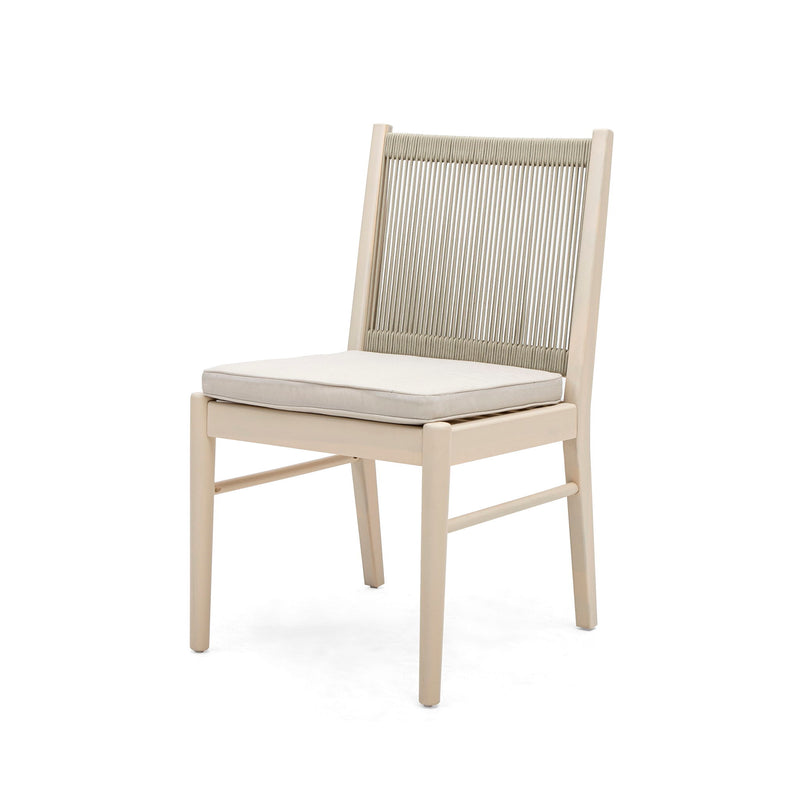 Cordoba - Dining Chair (Set of 2) Comfortable Armless Chairs - Beige